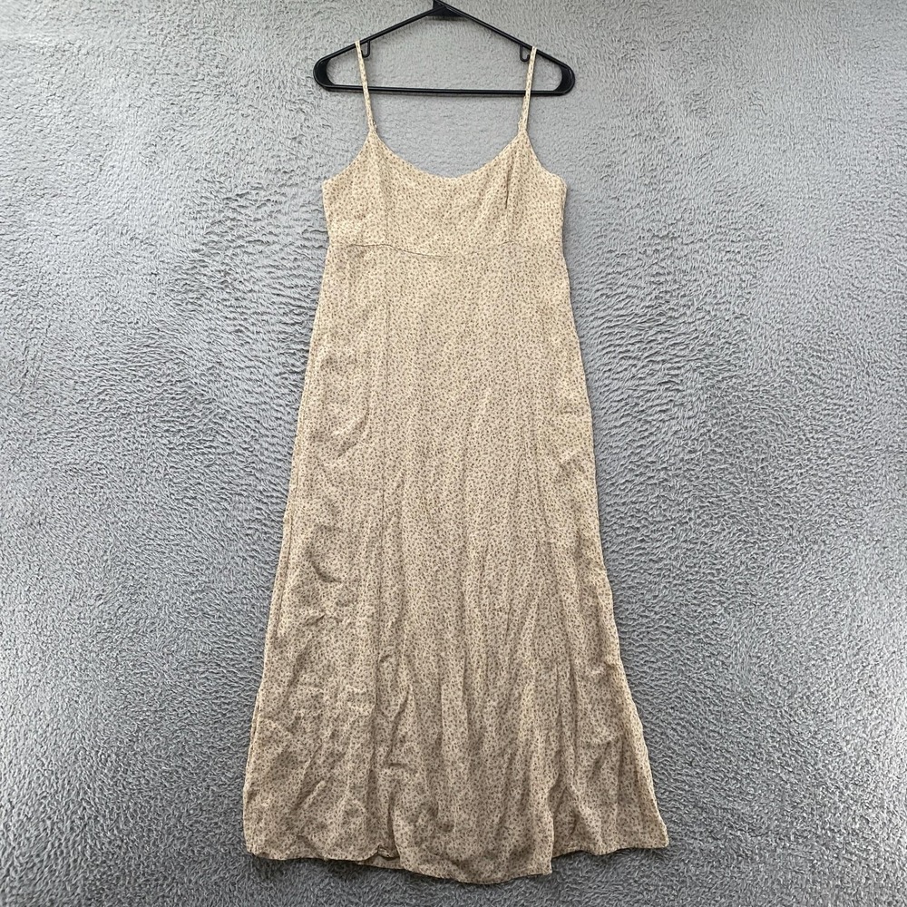 Brandy Melville Midi Dress Womens Small Cottagecore Floral Slip Tie Back Italy